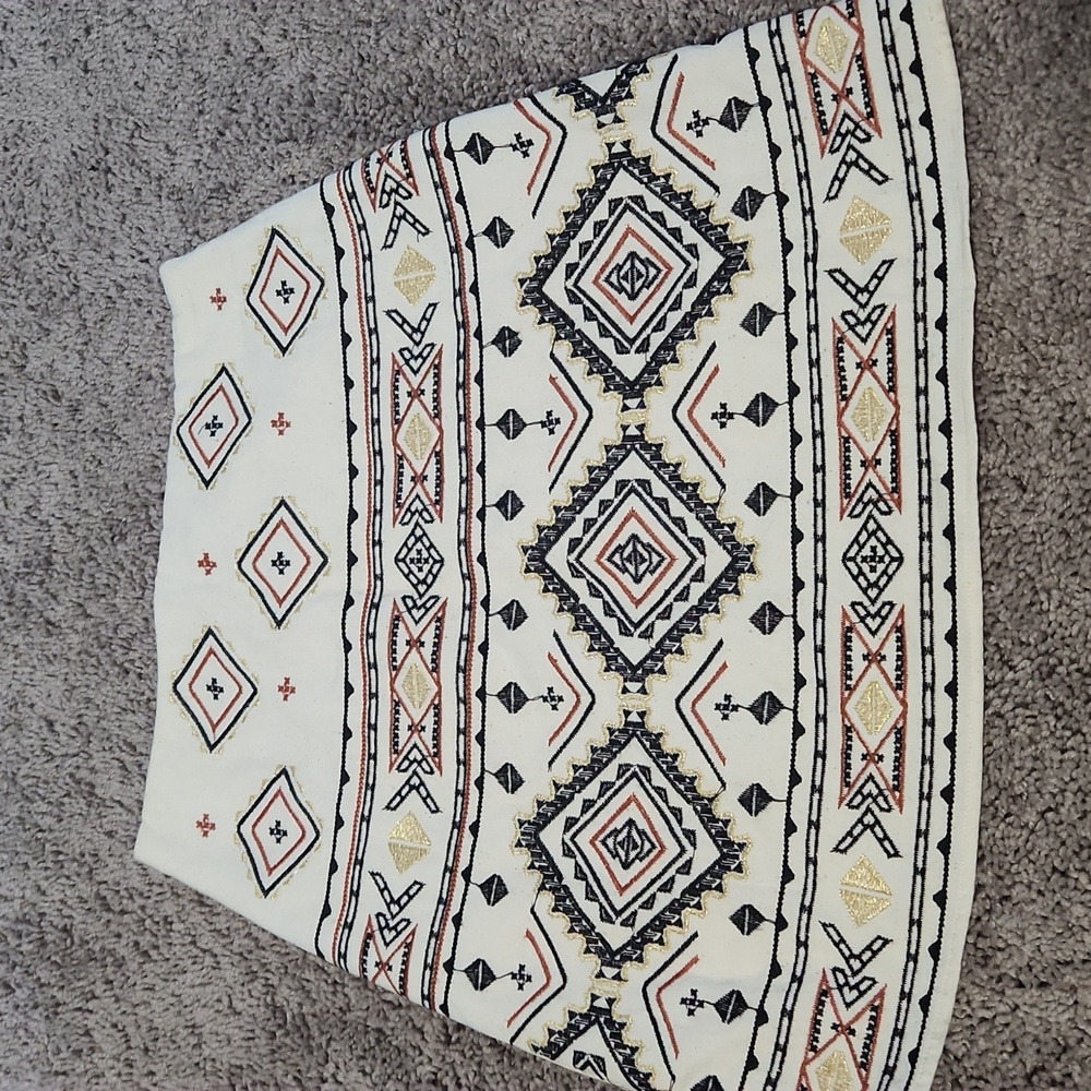 Blu pepper xs western print skirt tank black gold (never worn)